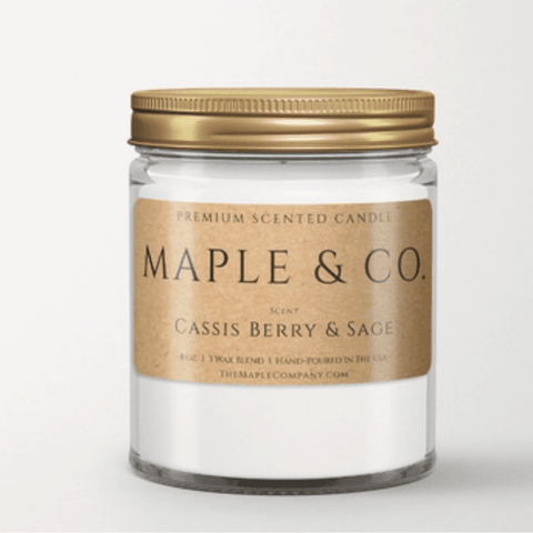 Cassis Berry & Sage Candle - The Maple Company